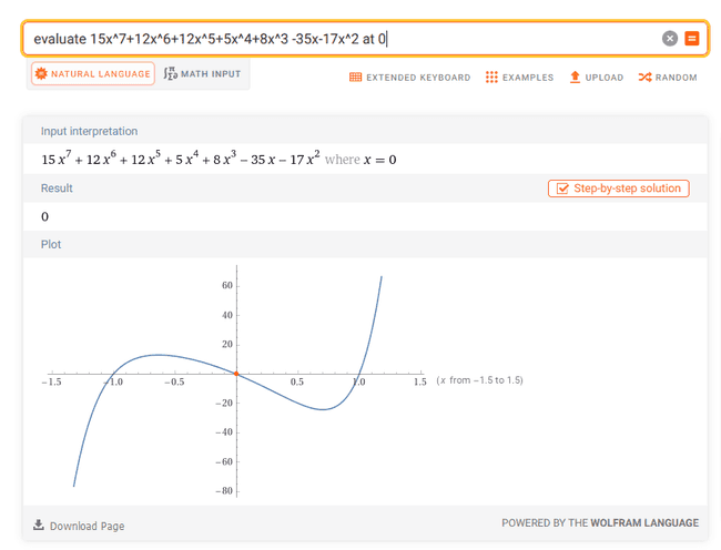 Evaluate in Wolfram